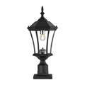Sentinel Dusk-to-Dawn Solar Post Light (Matte Black)