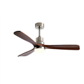 Apex 6-Speed Smart LED Ceiling Fan with Wood Blades